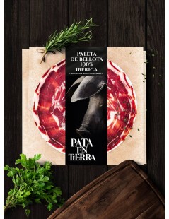 Paleta de Bellota 100% raza ibérica oferta loncheado a cuchillo